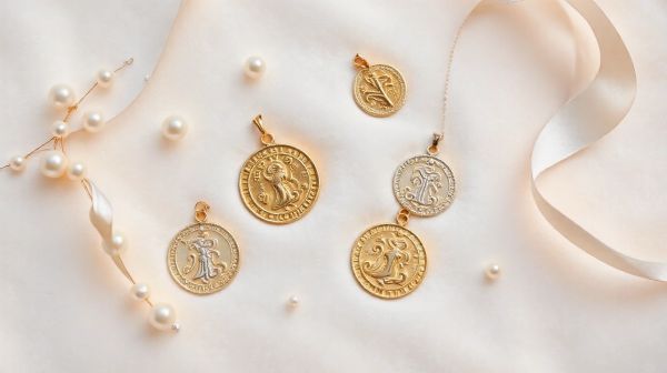 Découvrez les médailles de baptême pour femme, bijoux symboliques